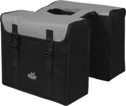 Greenlands - Dubbele Fietstas - 34 Liter - Zwart;Zilver Grijs 5 Greenlands - Dubbele Fietstas - 34 Liter - Zwart;Zilver Grijs -BASIL Verkoop 1200x1006 3