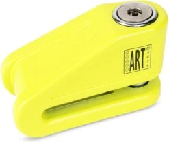 VINZ Baretti Schijfremslot / Motorslot ART4 - Fluor Geel -BASIL Verkoop 1200x1010