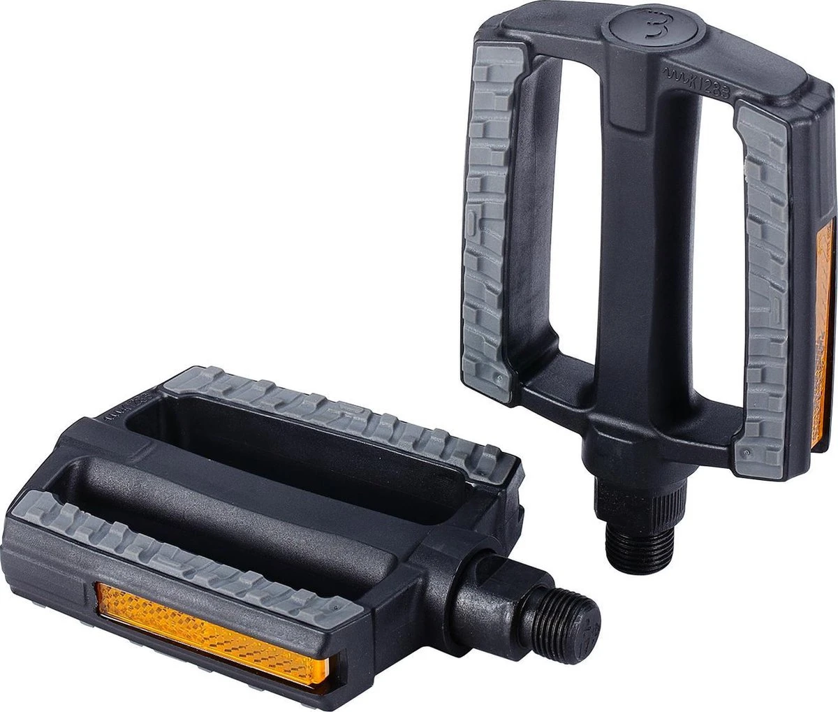 BBB Cycling SteadyRider Fietspedalen - Rubber Antislip - Stadsfiets & E-bike - Met Reflector - Zwart - BPD-44 1 BBB Cycling SteadyRider Fietspedalen - Rubber Antislip - Stadsfiets & E-bike - Met Reflector - Zwart - BPD-44