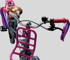Entergoods® Fietsversiering Kinderfiets- Stuurslingers En Spaakkralen - Combi/Set - Fietsversiering Kinderen - Prinsessen Streamers Stuur + Spaakkralen Ster -BASIL Verkoop 1200x1021 4