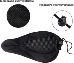 VoordeelShop Fiets Zadelhoes Met Extra Zachte Gel En Gleuf Universeel - Gel Zadelhoes Voor Racefiets/mountainbike En Normale Fietsen - Comfortabel Fietsen - Fiets Accessoires -BASIL Verkoop 1200x1024 5