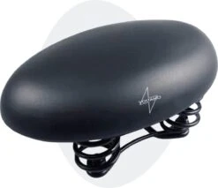 Voltano Rokzadel / Fietszadel – Rok – Zwart - Foam Vulling - Ademend En Comfortabel Materiaal