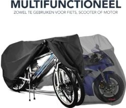 Achaté Fietshoes Universeel Voor Alle Fietsen En Scooters - Waterdicht 420D Oxford - Fiets Hoes Voor 1 Fiets - Incl. Opbergzak -BASIL Verkoop 1200x1037