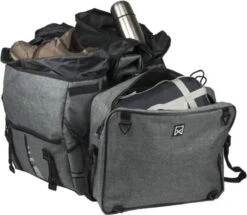 Willex Fietstas 1200 Xl Dubbel Met Topcase Antraciet -BASIL Verkoop 1200x1046 2