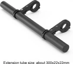 DrPhone EF1 – Verlengstuk Voor Fietsstuur – 20 CM Lang – Uitbreiding Frame – Gemakkelijk Te Installeren - Zwart -BASIL Verkoop 1200x1048 7