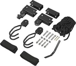 Crius Fietslift - Fiets Ophangsysteem - Met Katrollen - XL - Voor Plafondbevestiging - Tot 57KG -BASIL Verkoop 1200x1053 1