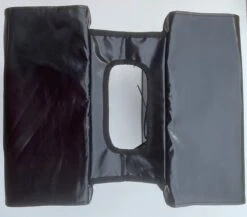 BayNL- Waterdicht - Dubbele - Bisonyl - Fietstas- Reflectoren - Zwart – 34cmX16.2cmX32cm=35 Liter -BASIL Verkoop 1200x1055