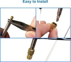 MMOBIEL 5 X Fietsventiel Presta Naar Schrader Adapter SV AV DV Dunlop Frans Ventiel -BASIL Verkoop 1200x1056 7