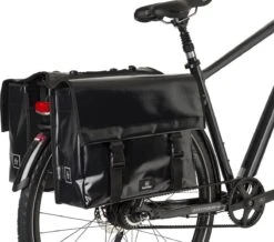 Fastrider Cargo Tarpaulin Dubbele Fietstas Zwart - 46L -BASIL Verkoop 1200x1057 3