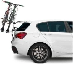 Fietsdrager Radius, Fietsenrek Achter - 2 Fietsen- (draagkracht 45kg TUV)- Achterklep- Elektrische Fiets -BASIL Verkoop 1200x1060 3