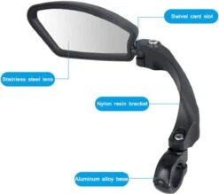 Igoods Fietsspiegel Ebike Rechts - Fietsspiegel Op Stuur - Verstelbaar -BASIL Verkoop 1200x1063 4
