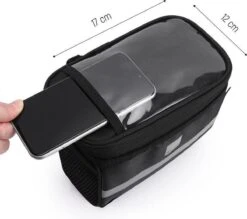 Fietstas Stuur Met Mobiele Smartphone / Telefoonhouder - Stuurtas Fiets Voor Normale, Racefietsen, Electrische Fietsen - Waterdicht - Afneembaar -BASIL Verkoop 1200x1064 2