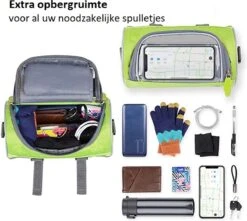 DICY Fiets Stuurtas - Fietstas Stuur Met Smartphone / Telefoonhouder & Kaarthouder Zwart -BASIL Verkoop 1200x1073
