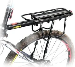 Merkloos Bagagedrager Fiets - Bagagerek Met Zadelpenbevestiging - Aluminium - Zwart - Geschikt Voor Mountainbike & Racefiets -BASIL Verkoop 1200x1074 6