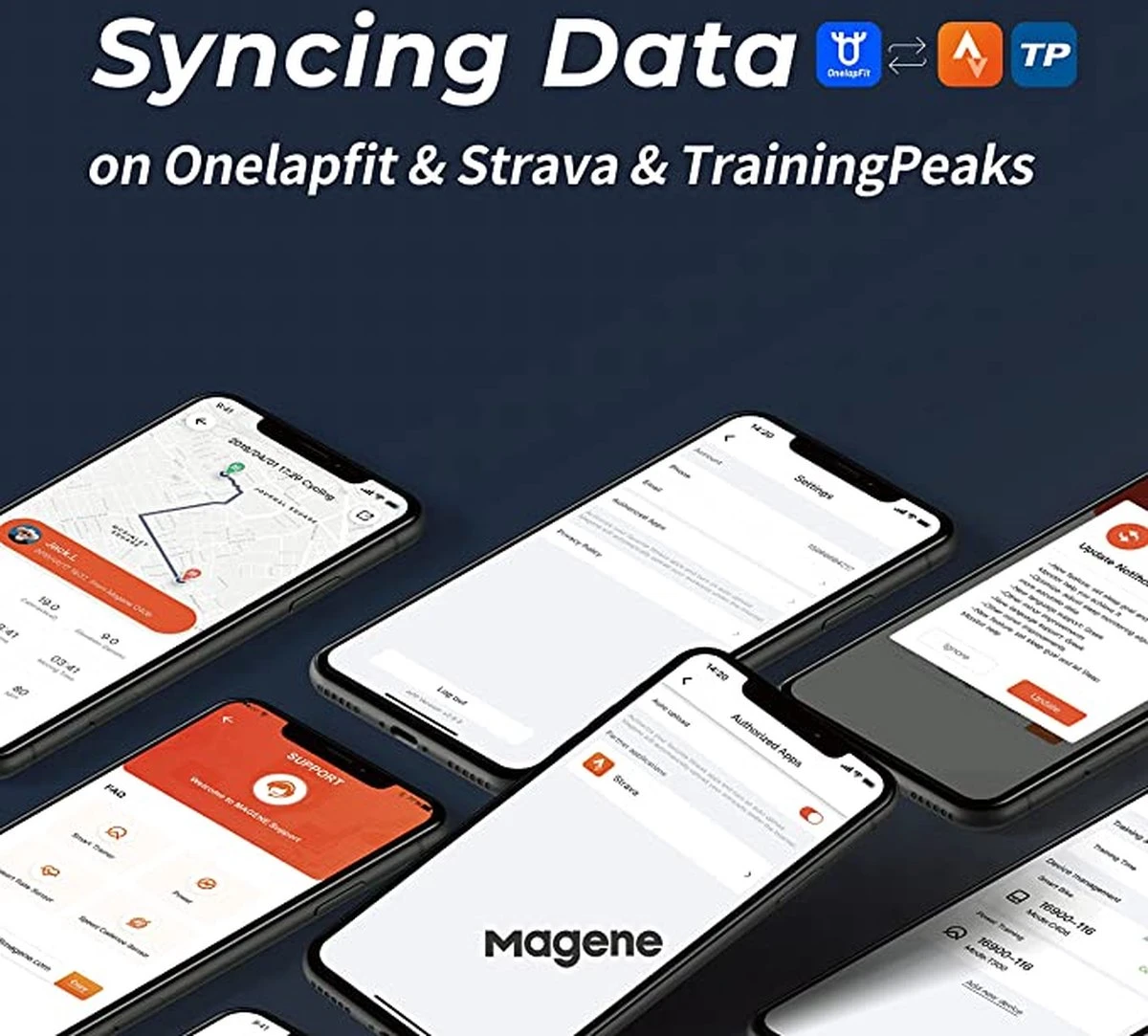 Magene C406 GPS Fietscomputer - Bluetooth - ANT+ - Inclusief Stuurhouder En Beschermhoes - Oranje 10 Magene C406 GPS Fietscomputer - Bluetooth - ANT+ - Inclusief Stuurhouder En Beschermhoes - Oranje - Afbeelding 10