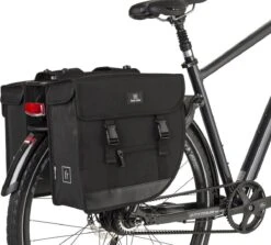 Fastrider Hybrid Dubbele Fietstas Zwart - 26L -BASIL Verkoop 1200x1085 1