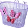 Basil Jasmin Butterfly Kinderfietsmand - Inclusief Haken - Staal - Lila