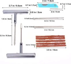 LOUZIR 11-Delige Professionele Banden Reparatie Kit- Autobanden/ Bike Emergency Repair Kit - Met Handige Opbergdoos -BASIL Verkoop 1200x1085 7