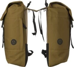 AGU DWR Dubbele Fietstas Urban - Waterafstotend - Bruin - 36L - Ruime Inhoud - 3M Reflectie -BASIL Verkoop 1200x1087 2