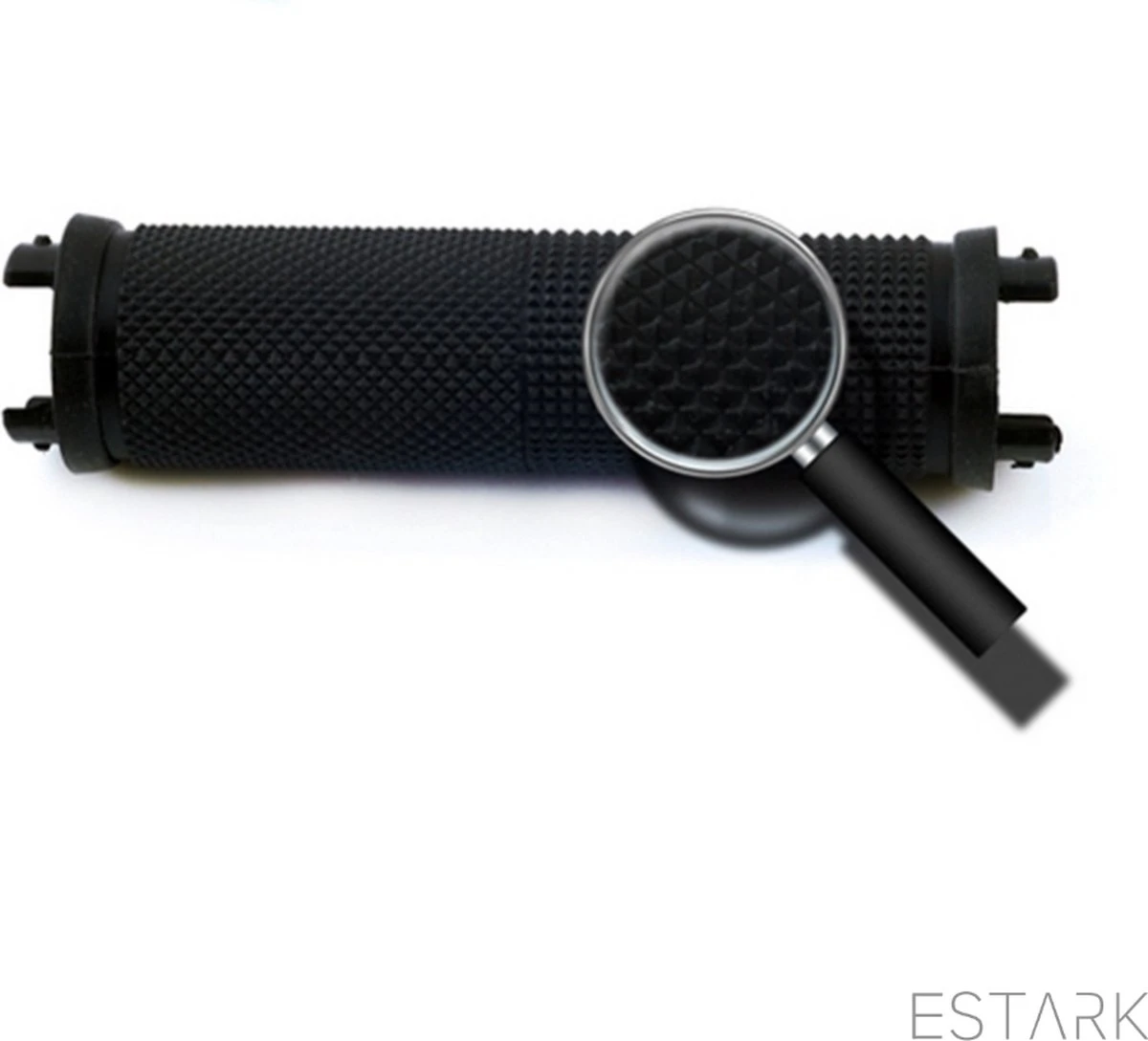 ESTARK® - Fietshandvatten - Lock-On - Handvatten - Universeel - Fiets – Mountainbike – Professioneel - Grips - Extra Grip – Fietshandvaten -Handvaten - Handig Te Monteren - Anti-slip – Fietsen – Stuur – Bikegrips – Lock-on Aanspanbaar - Zwart - LO-zw 2 ESTARK® - Fietshandvatten - Lock-On - Handvatten - Universeel - Fiets – Mountainbike – Professioneel - Grips - Extra Grip – Fietshandvaten -Handvaten - Handig Te Monteren - Anti-slip – Fietsen – Stuur – Bikegrips – Lock-on Aanspanbaar - Zwart - LO-zw - Afbeelding 2