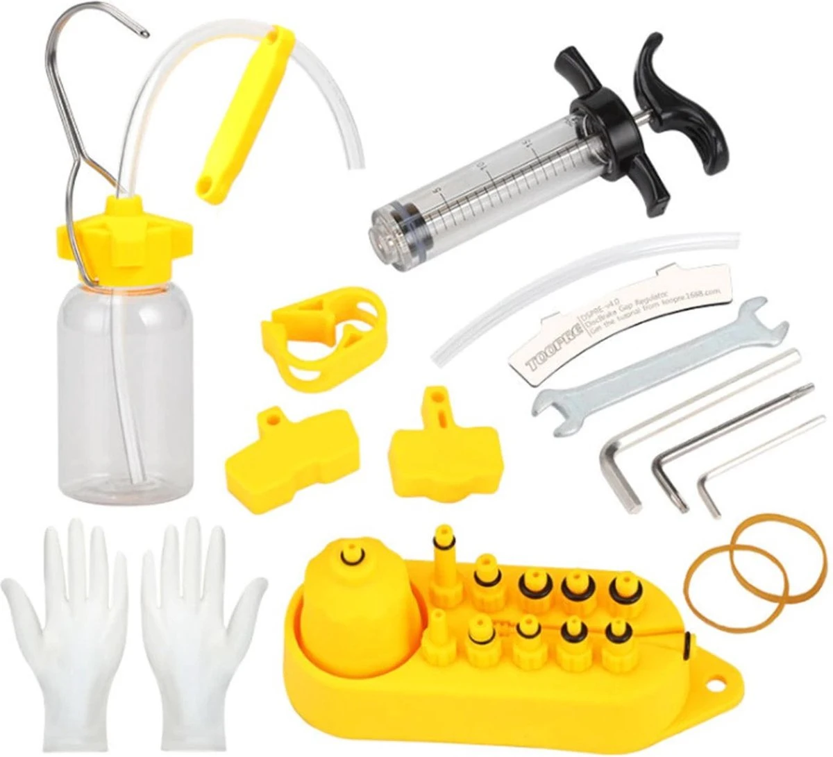 Merkloos Fiets Hydraulische Schijfrem Olie Bleed Kit Tool Voor Shimano Sram Magura Tektro Hope Series Bike Brake Reparatie 1 Merkloos Fiets Hydraulische Schijfrem Olie Bleed Kit Tool Voor Shimano Sram Magura Tektro Hope Series Bike Brake Reparatie