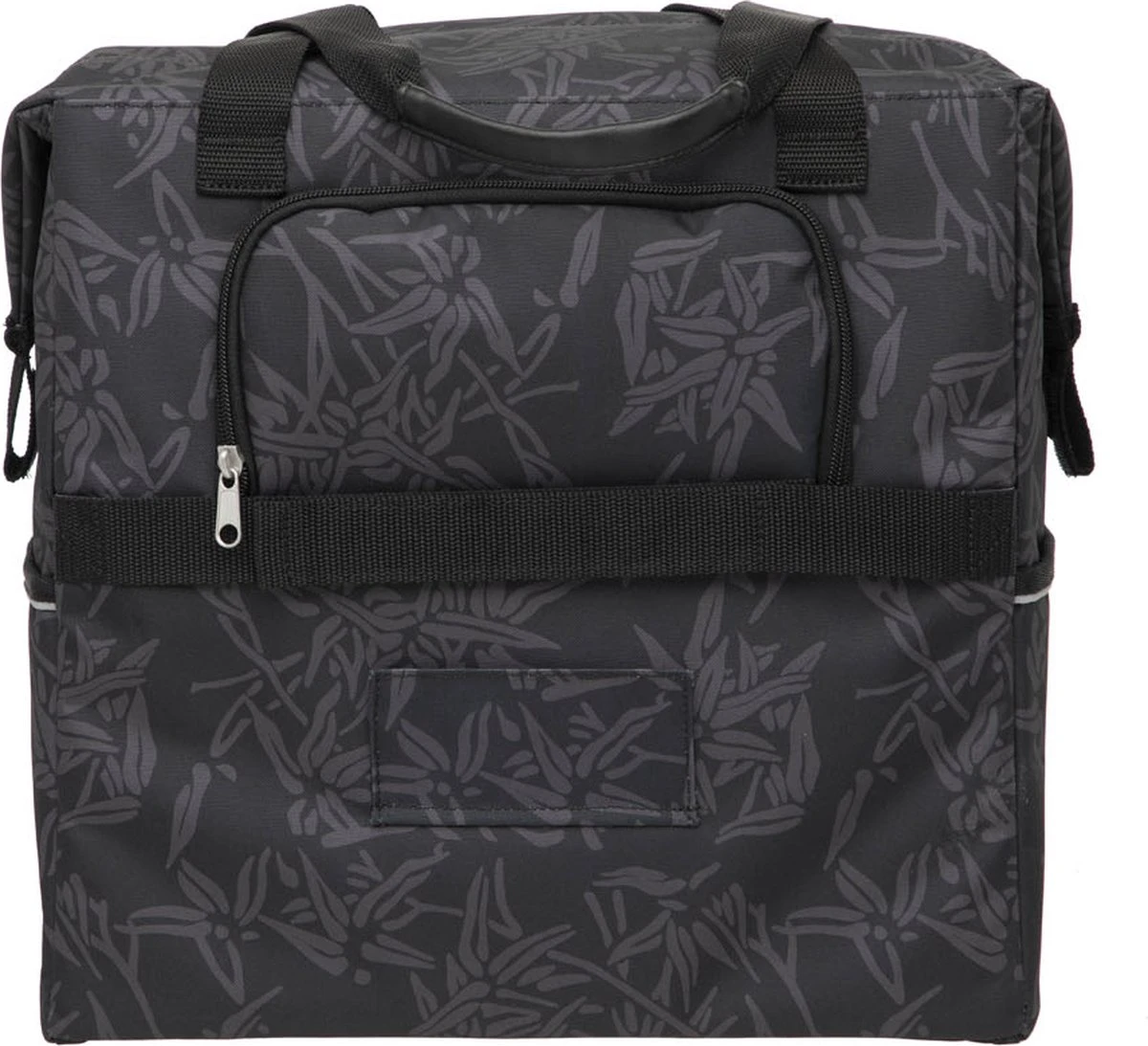 New Looxs Camella Bamboo Enkele Fietstas Shopper - Afneembaar - 24,5 Liter - Zwart 3 New Looxs Camella Bamboo Enkele Fietstas Shopper - Afneembaar - 24,5 Liter - Zwart - Afbeelding 3