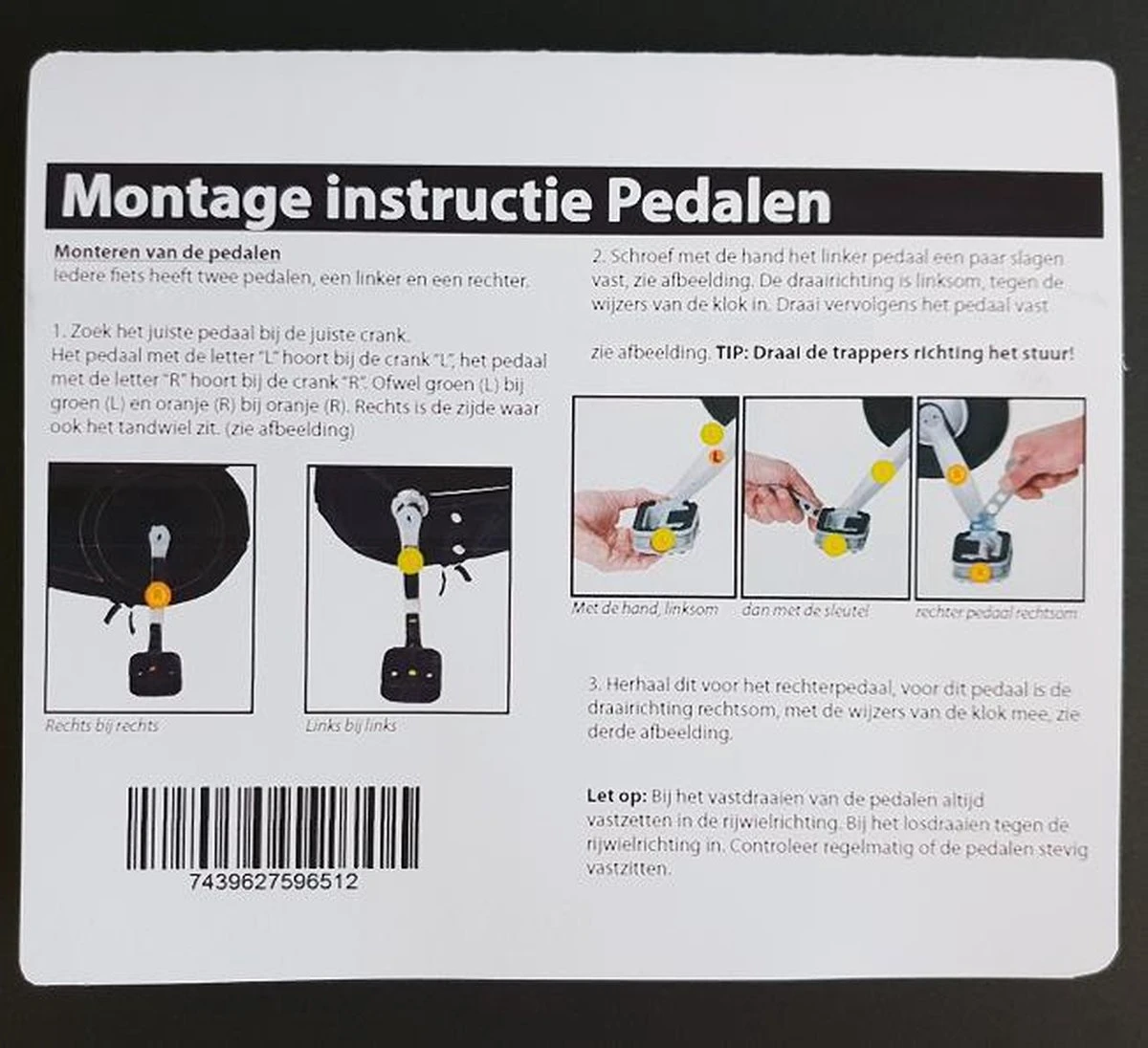 Fiets Pedalen - Anti Slip - Trappers Voor Fiets Met Reflector - 14.2mm Schroefdraad - 9/16 Inch -Zwart 7 Fiets Pedalen - Anti Slip - Trappers Voor Fiets Met Reflector - 14.2mm Schroefdraad - 9/16 Inch -Zwart - Afbeelding 7