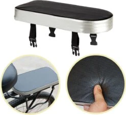 Lynnz® Bagagedrager Kussen - Fietskussen Achter - Bagagedragerkussen - Kussentje - Fiets Kussen -BASIL Verkoop 1200x1097 12