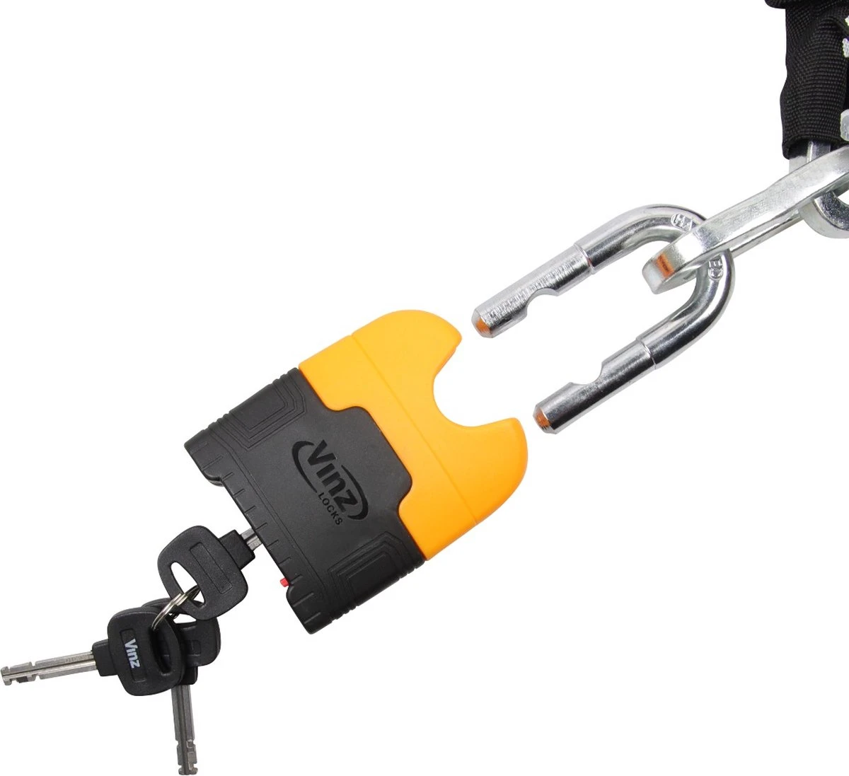 VINZ Makalu Motorslot / Kettingslot / Scooterslot ART 4 Gecertificeerd - 180 Cm Ketting - Dikte Schakels: 10,5mm 3 VINZ Makalu Motorslot / Kettingslot / Scooterslot ART 4 Gecertificeerd - 180 Cm Ketting - Dikte Schakels: 10,5mm - Afbeelding 3