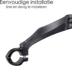 Merkloos Fietsspiegel Ebike Universeel - Zwart - Linker Spiegel - Verstelbaar - Universele Fietsspiegel - Fietsspiegel Op Stuur - Links - Fietsspiegel Achteruitkijk Spiegel - Fietsspiegels Electrische Fiets -BASIL Verkoop 1200x1098 6