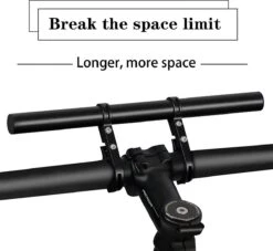 DrPhone EF1 – Verlengstuk Voor Fietsstuur – 20 CM Lang – Uitbreiding Frame – Gemakkelijk Te Installeren - Zwart -BASIL Verkoop 1200x1103 9