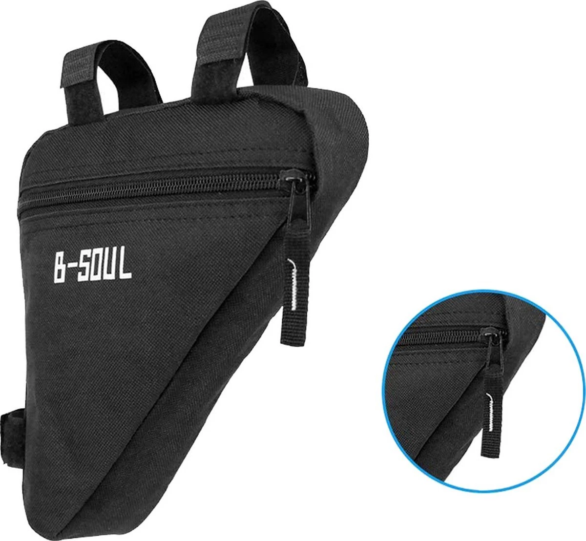 Merkloos Fiets Frame Tas - Driehoek Opbergtas - Frametas Racefiets - Fietstas Stuur / Zadel - Wielrennen - Fietsframe Opbergtas - Waterproof 1 Merkloos Fiets Frame Tas - Driehoek Opbergtas - Frametas Racefiets - Fietstas Stuur / Zadel - Wielrennen - Fietsframe Opbergtas - Waterproof