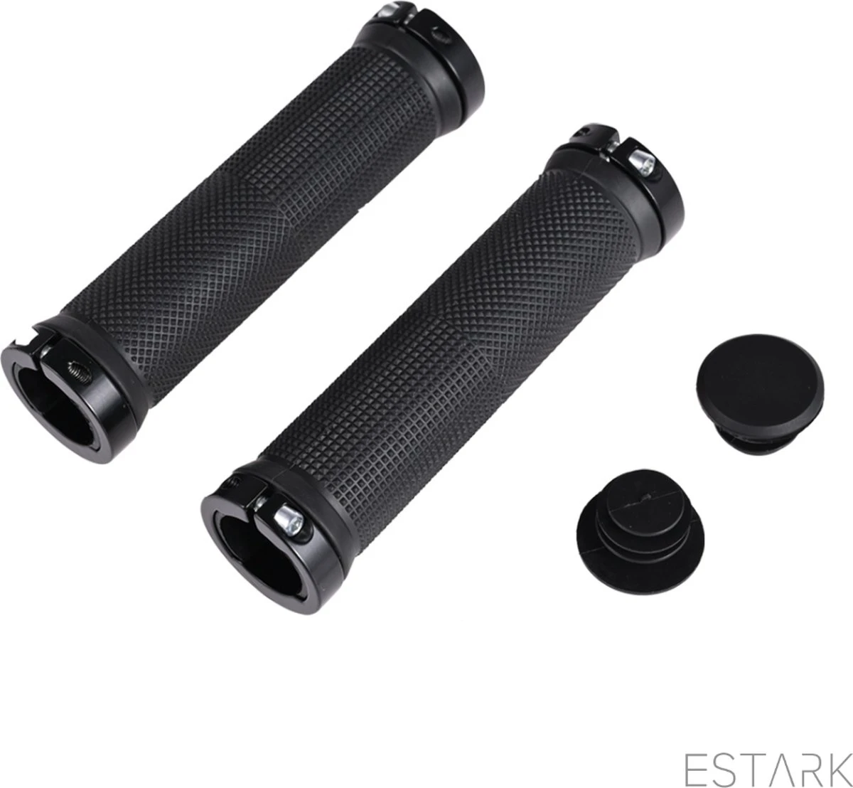 ESTARK® - Fietshandvatten - Lock-On - Handvatten - Universeel - Fiets – Mountainbike – Professioneel - Grips - Extra Grip – Fietshandvaten -Handvaten - Handig Te Monteren - Anti-slip – Fietsen – Stuur – Bikegrips – Lock-on Aanspanbaar - Zwart - LO-zw 7 ESTARK® - Fietshandvatten - Lock-On - Handvatten - Universeel - Fiets – Mountainbike – Professioneel - Grips - Extra Grip – Fietshandvaten -Handvaten - Handig Te Monteren - Anti-slip – Fietsen – Stuur – Bikegrips – Lock-on Aanspanbaar - Zwart - LO-zw - Afbeelding 7