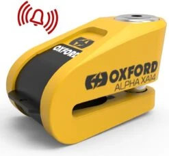 Oxford XA14 Alarm Schijfremslot ART 4 - Geel -BASIL Verkoop 1200x1109 1