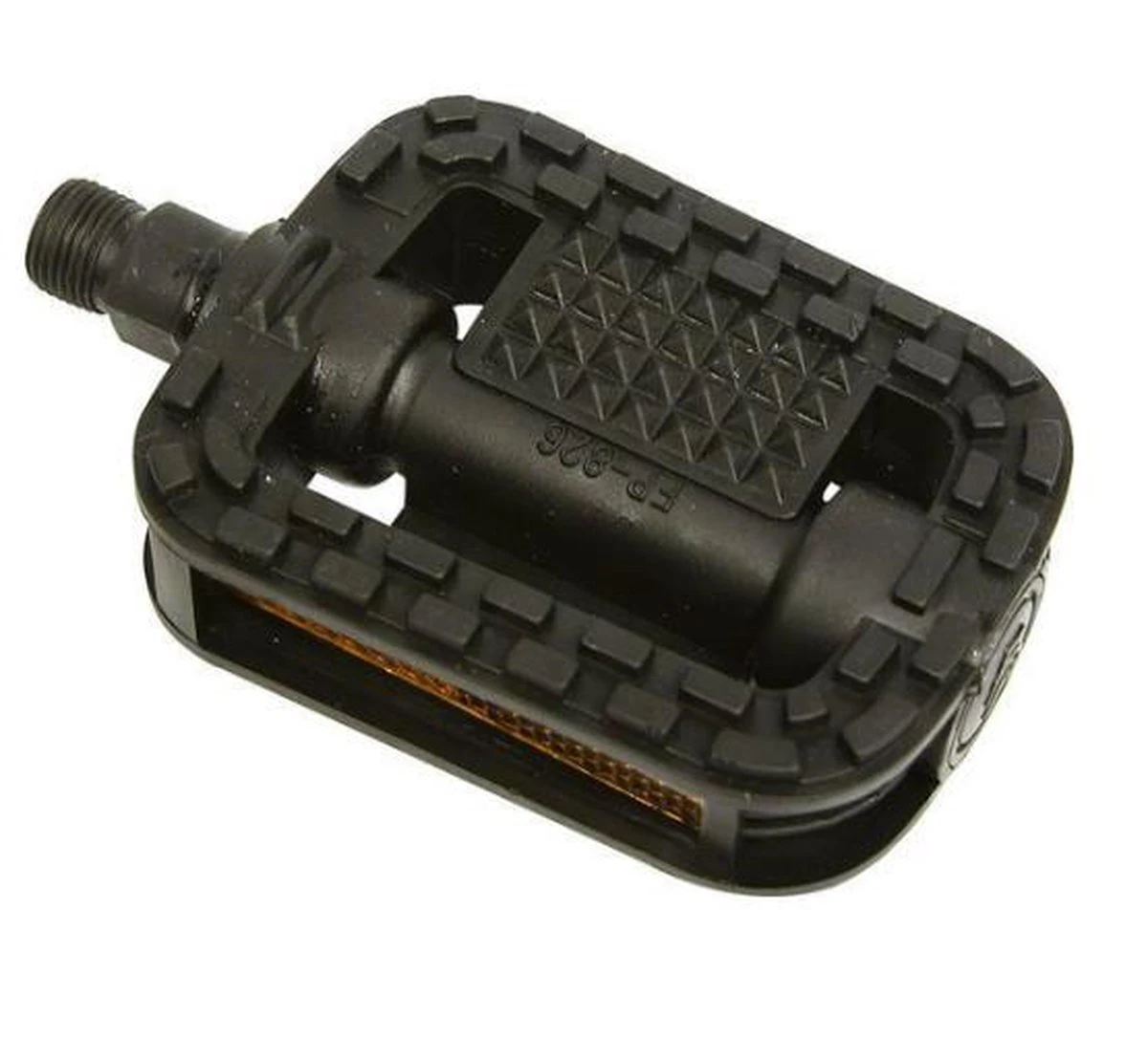 Fiets Pedalen - Anti Slip - Trappers Voor Fiets Met Reflector - 14.2mm Schroefdraad - 9/16 Inch -Zwart 3 Fiets Pedalen - Anti Slip - Trappers Voor Fiets Met Reflector - 14.2mm Schroefdraad - 9/16 Inch -Zwart - Afbeelding 3