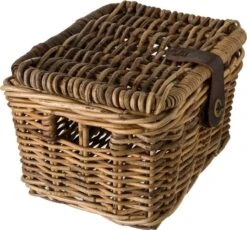 Fastrider Sera Rotan Fietsmand - Bruin - 8L - Handgemaakt - Met Klep -BASIL Verkoop 1200x1118 1