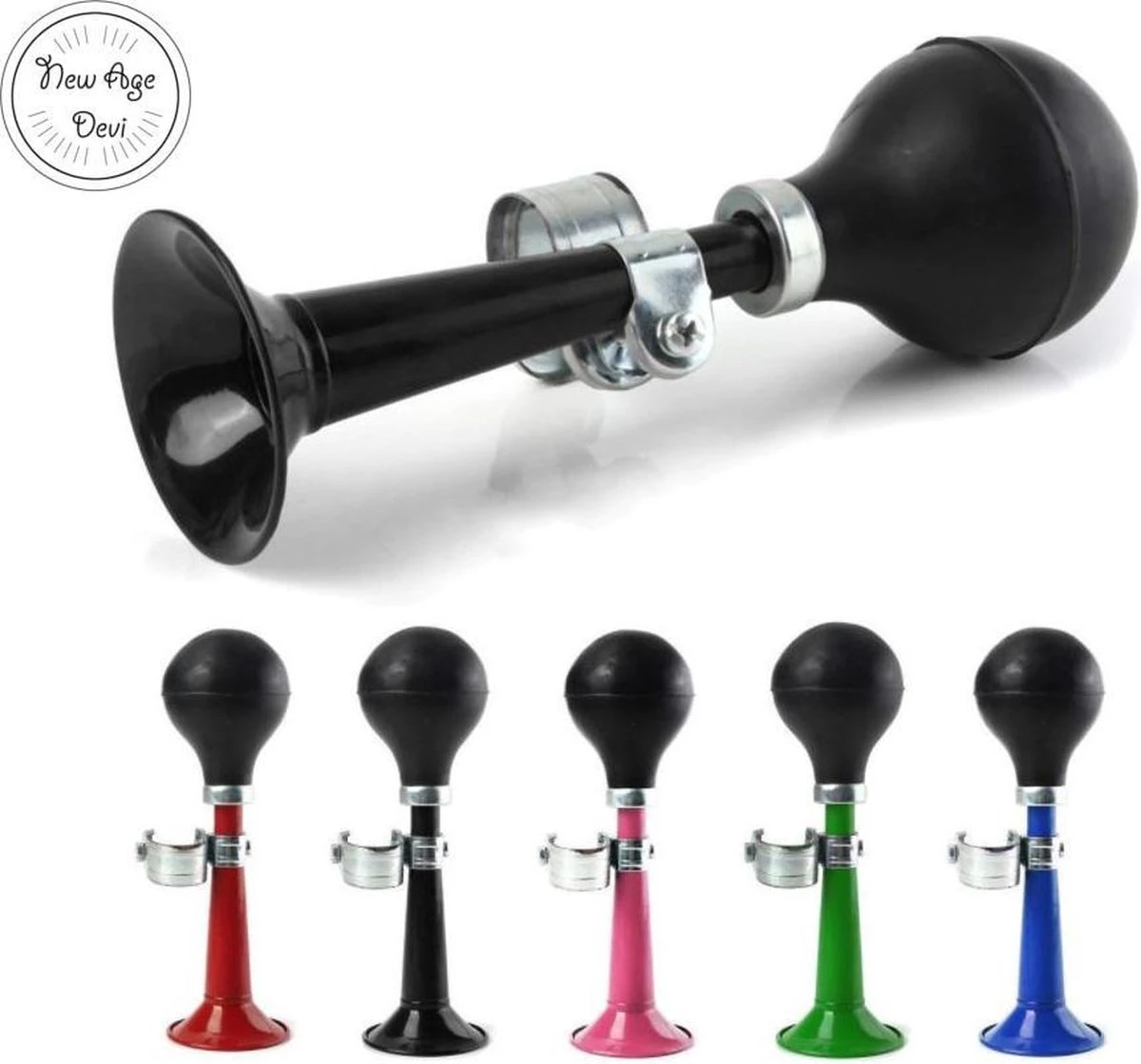 New Age Devi - Fiets Toeter - Roze 4 New Age Devi - Fiets Toeter - Roze - Afbeelding 4