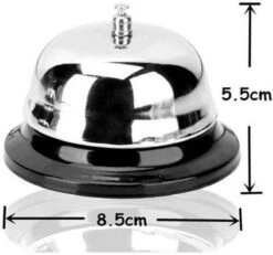 Merkloos Verchroomde RVS Tafelbel - School Bel / Balie Bel / Hotel Bel / Receptiebel 5 Merkloos Verchroomde RVS Tafelbel - School Bel / Balie Bel / Hotel Bel / Receptiebel -BASIL Verkoop 1200x1123 7