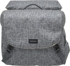 New Looxs Ivy Mondi Joy Dubbele Fietstas - 38 Liter - Grijs -BASIL Verkoop 1200x1127 2
