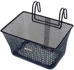 Basil Tivoli Kinderfietsmand - Inclusief Haken - Staal - Zwart -BASIL Verkoop 1200x1127