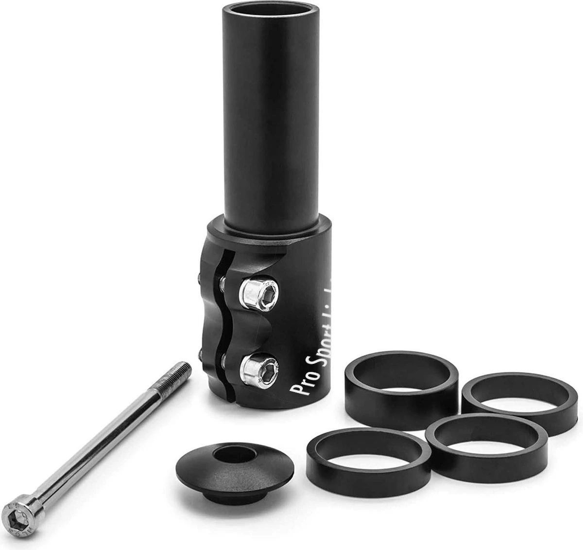 Hoogte Adapter - Stuurpenverlenger Pro Sport Lights - 1-1/8" 28.6mm - Head Up Extender Fiets 1 Hoogte Adapter - Stuurpenverlenger Pro Sport Lights - 1-1/8" 28.6mm - Head Up Extender Fiets