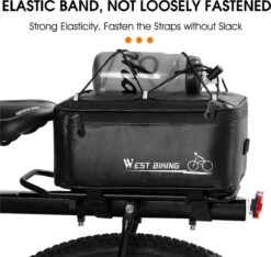 Fietstassen-Bagagedragertas - Fietstas Bagage Trunkbag - Waterdicht - Zwart-4ltr -BASIL Verkoop 1200x1135 3