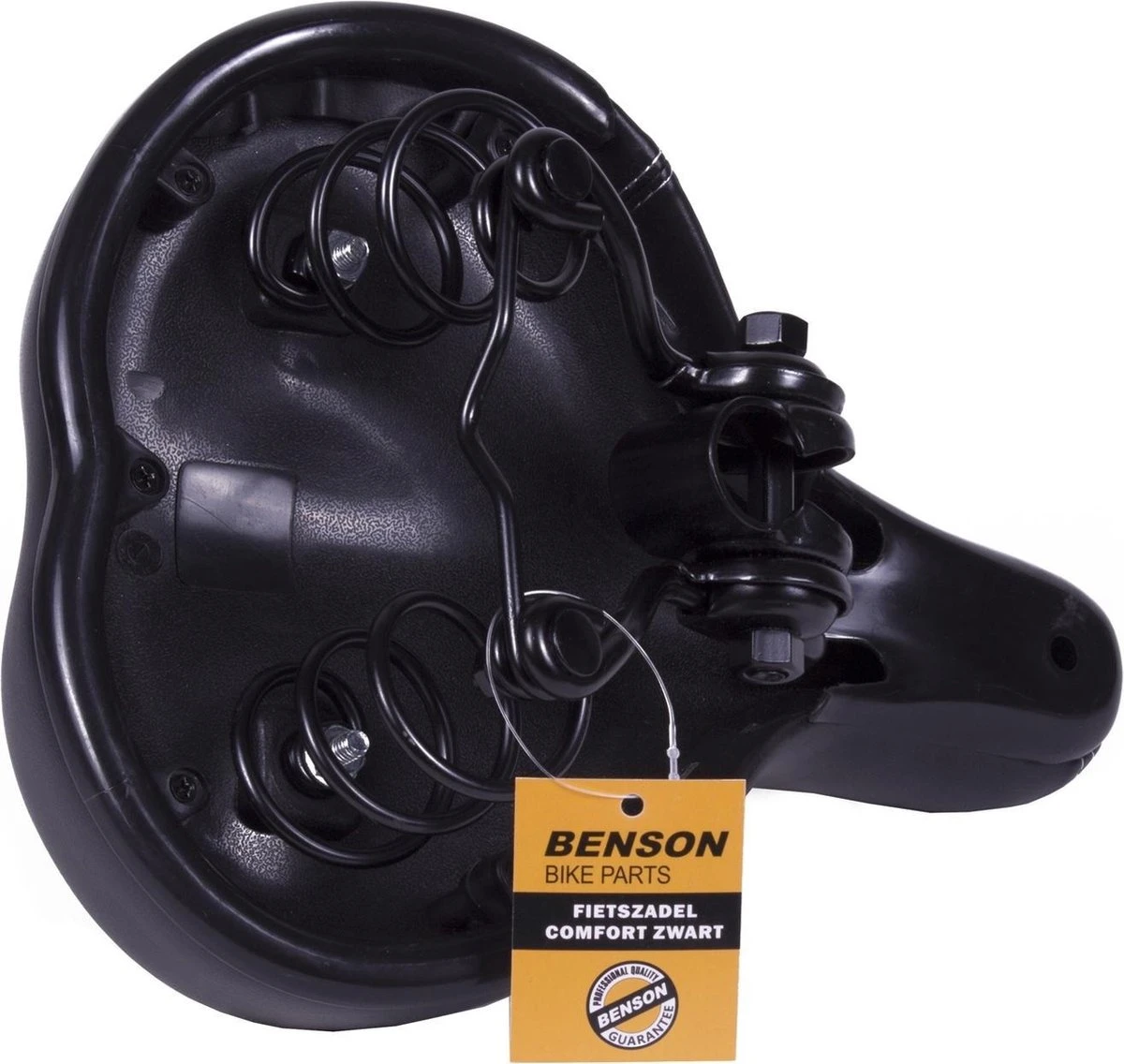 Benson Comfort Fietszadel Zwart 2 Benson Comfort Fietszadel Zwart - Afbeelding 2