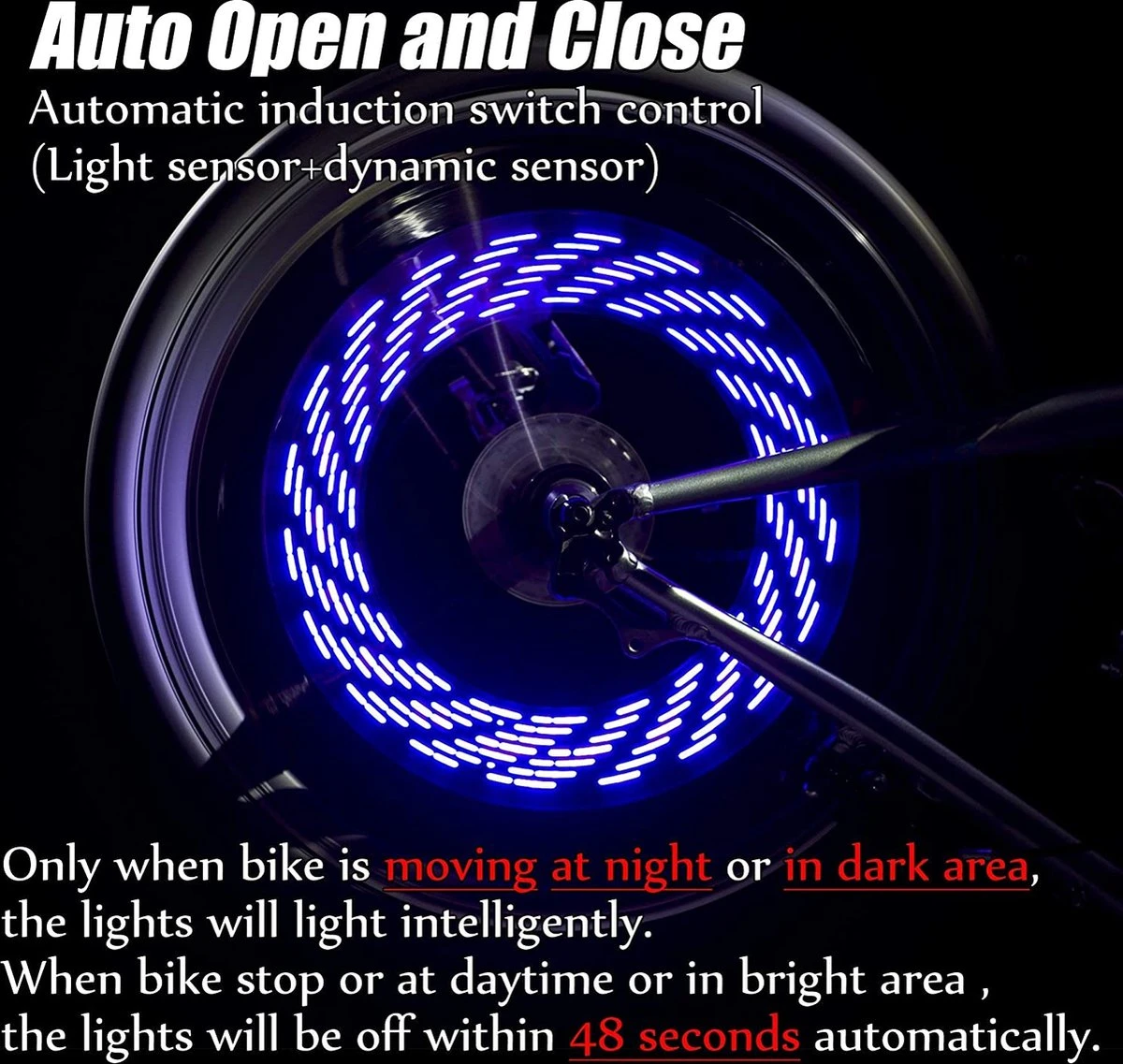 BOTC Fiets Ventiel LED Lampjes - Fietswielverlichting - Ventielbevestiging - Blauw - 1 Stuks - Incl. Batterijen 7 BOTC Fiets Ventiel LED Lampjes - Fietswielverlichting - Ventielbevestiging - Blauw - 1 Stuks - Incl. Batterijen - Afbeelding 7