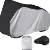 Fiets Beschermhoes - 210D + Zadelhoes + Opbergtas - Voor 2 - 3 Fietsen - Alle Weersinvloeden - 110 X 80 X 200 Cm (B*H*L) -BASIL Verkoop 1200x1139 5