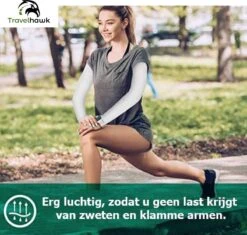 TravelHawk Arm Sleeve - Sleeve - Sleeves - Armstukken - Armstukken Wielrennen - Zonbescherming - 2 Stuks - Zwart - Maat XL -BASIL Verkoop 1200x1140 10