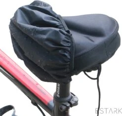 ESTARK® Zwarte Zadelhoes Waterdicht - Zadelhoezen Voor De Fiets - Zadel Cover - Zadel Zak - Hoes - Elastisch - Zwart -BASIL Verkoop 1200x1141 11