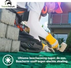 TravelHawk Arm Sleeve - Sleeve - Sleeves - Armstukken - Armstukken Wielrennen - Zonbescherming - 2 Stuks - Zwart - Maat XL -BASIL Verkoop 1200x1141 15