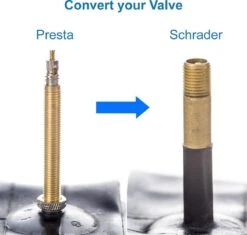 MMOBIEL 5 X Fietsventiel Presta Naar Schrader Adapter SV AV DV Dunlop Frans Ventiel -BASIL Verkoop 1200x1142 6