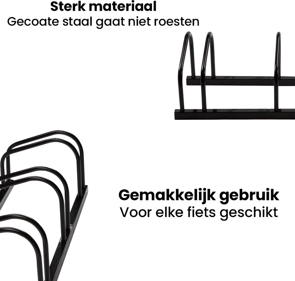 Fietsenrek 6 Fietsen Tom - Zwart - Goets 4 Fietsenrek 6 Fietsen Tom - Zwart - Goets - Afbeelding 4